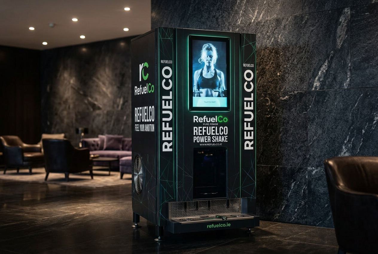 RefuelCo machine in a hotels environment