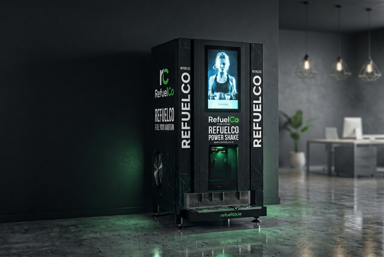 RefuelCo machine in a offices environment
